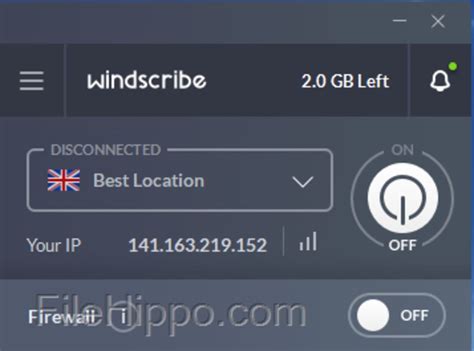 Get up to 10GB of data per month for free. . Windscribe vpn download
